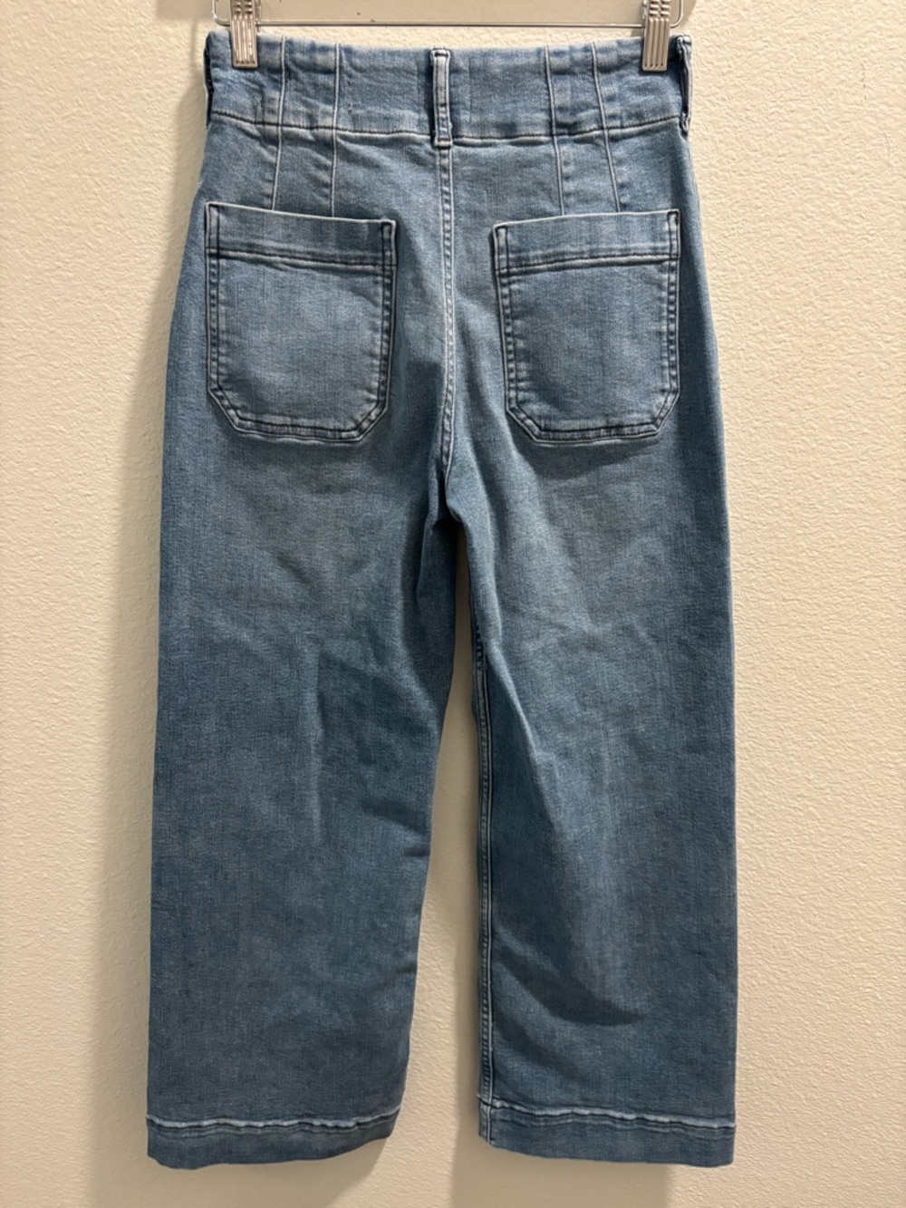 Maeve by Anthropologie The Colette Crop High-Rise Wide-Leg Jeans, size 26 - Picture 10 of 11